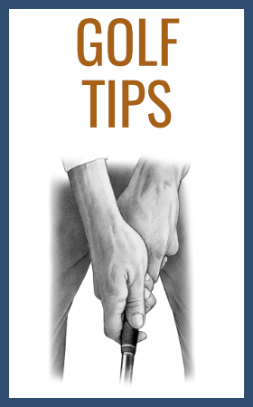 golf tips navigation
