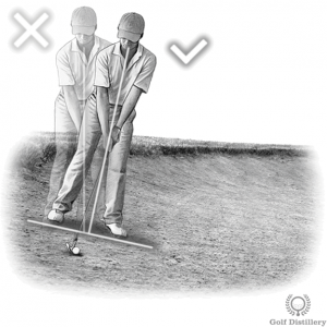 Tilt your body forward so your spine is perpendicular to the downslope