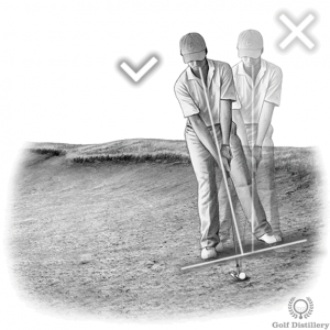 Match the slope of the upslope with your spine