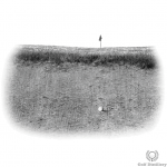 Upslope (Uphill) Bunker Shot Lie