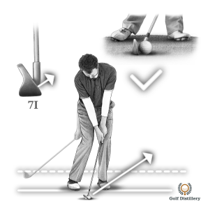 Use an iron to hit a bump and run
