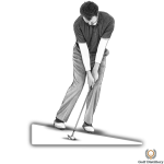 Chipping tips for a downhill lie