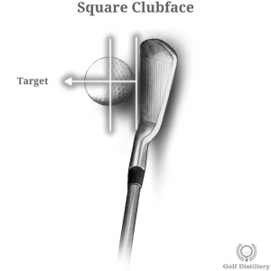 Square Clubface at Address