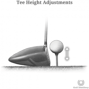 Tee height adjustments