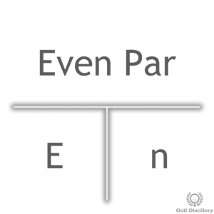 Even Par golf scoring term