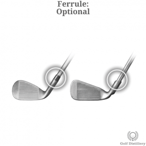 Comparison between a club with a Ferrule and one without