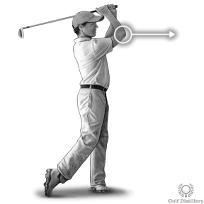 Point your elbows at the target at the end of your follow through
