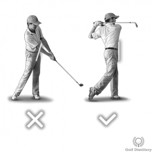 Follow through should be full, not interrupted