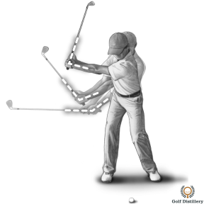 Your wrists should begin to hinge as you cross the halfway point of the backswing