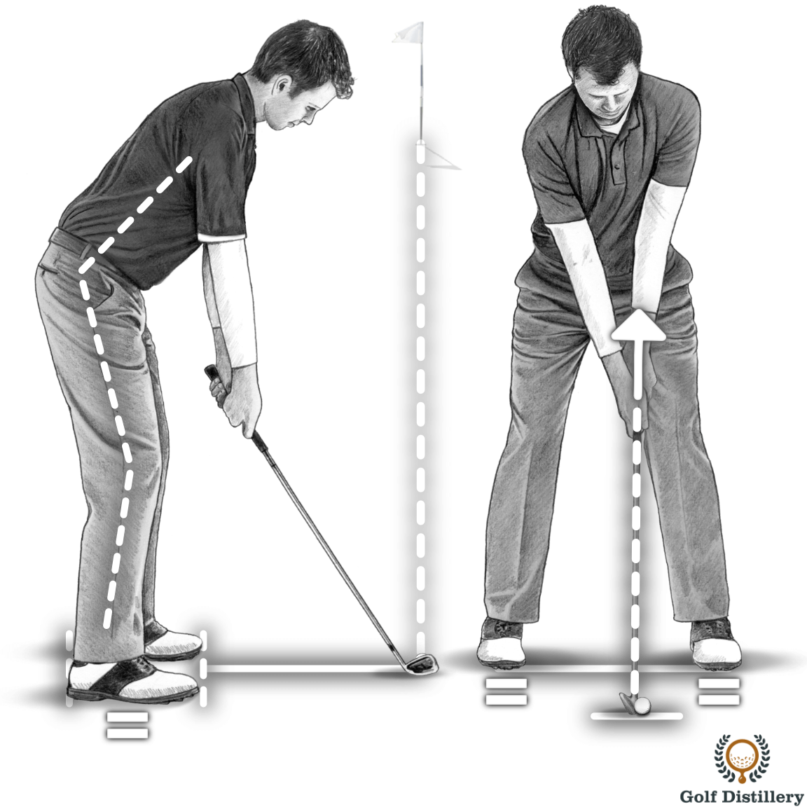 Golf Tips for Beginners - Setup Position