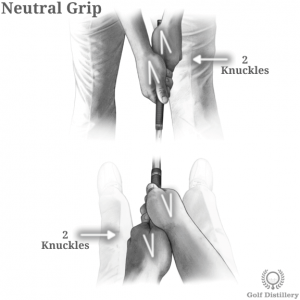 Neutral grip strength in golf
