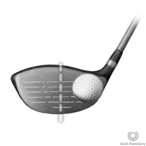 A drive hit on the heel of the driver
