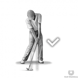 Keep your hands pressed forward for a low shot