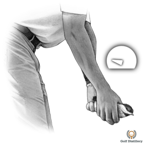 At address, grip the club lightly in your hands