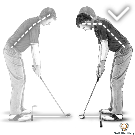 Putting Posture - Let your head fall down