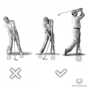 Move your weight towards the front foot at impact and follow through