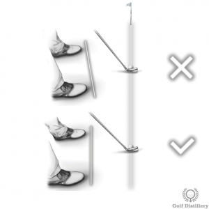 An open stance can lead to a slice