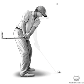 Bring your club inside the target line during the takeaway