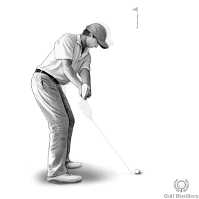 Bring your club in line with the target line during the takeaway