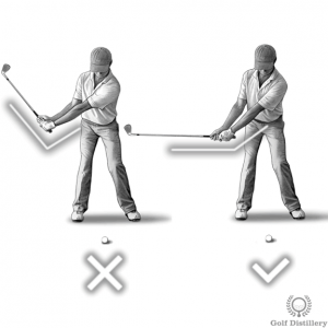 Wrists should not hinge during the takeaway