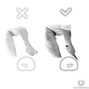 Use a tight grip when hitting from tall grass