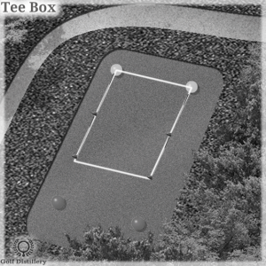 VIsual representation of the Tee Box dimensions