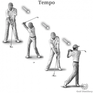 Tempo in a golf swing