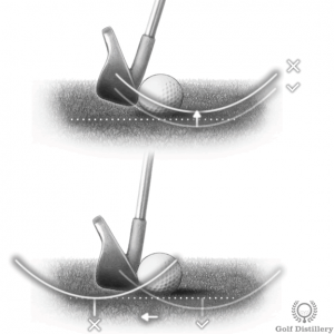 What causes thin shots? - Bottom of the swing arc too high and/or too soon