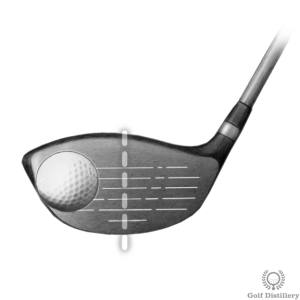 A drive hit on the toe of the driver