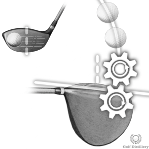 A toe drive will produce draw spin (hook)