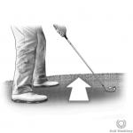 Uphill (Upslope) lie in golf